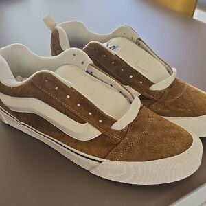 Vans Brown Suede Low-Top Sneakers